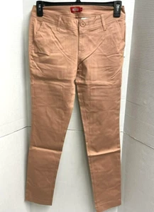 Pantalones Dickies Junior Talla 7 Rubor Frente Plano Pantalón Informal Chino Uniforme - Imagen 1 de 11