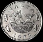 Malta 10 Cents 1972 Copper-Nickel Coin Wca 5851