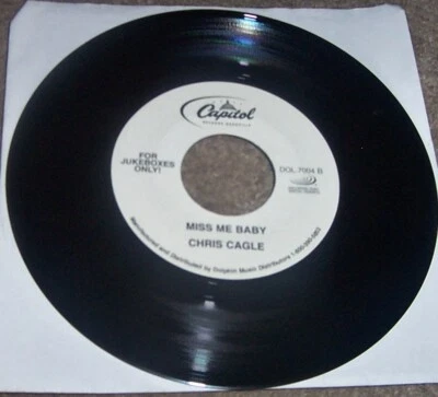 Kenny Rogers I Can't Unlove You & Chris Cagle Kiss Me Baby Capitol Near Mint - Image 1 of 2