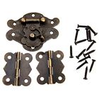 Decorative Box Latch Hasps Clasp And Butterfly Hinges Kit For Diy Jewelry Box Fu