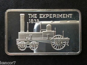 1974 Mount Everest Mint The Experiment MEM-66 Silver Art Bar A4037 - Picture 1 of 5