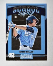2017 17 Panini Contenders Draft Picks School Colors #2 Brian Miller