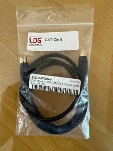 LDG Electronics Antenna Tuner Radio Interface Cables CAT-DIN8 for Yaesu - Zdjęcie 1 z 1