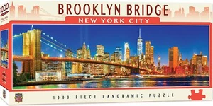 Brooklyn Bridge NYC 1000 Teile Panorama Puzzle 990 mm x 330 mm (mpc) - Bild 1 von 2