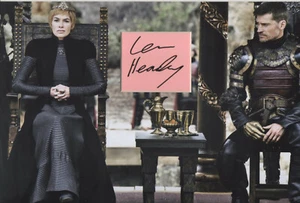 Exhibición fotográfica firmada por Lena Headey 12x8 CERCEI LANNISTER con certificado de autenticidad Juego de Tronos - Imagen 1 de 1