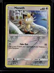 2017 Pokemon 101/147 MEOWTH Reverse Holo Burning Shadows pack fresh - Picture 1 of 2