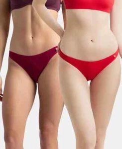 Jockey Women's Super Combed Cotton Elastane Stretch Low Waist Bikini Hot Look - Picture 1 of 20