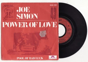  SP JOE SIMON-POWER OF LOVE-FRENCH - Picture 1 of 1
