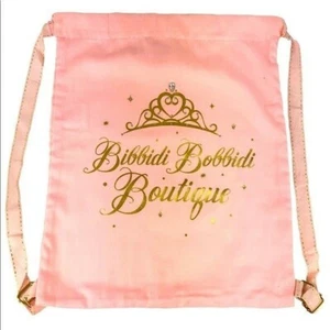Disney Parks Bippity Boppity Boutique Cinch Bag/Backpack- Adjustable- rose gold - Picture 1 of 3