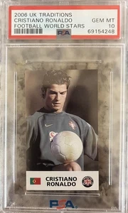 🔥2004 UK Traditions World Stars Cristiano Ronaldo Rookie Card🔥RC PSA 10🔥 - Picture 1 of 2