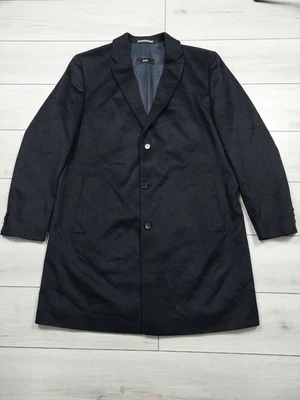 Men's coat Hugo Boss The Stratus4 Dark blue Wool cashmere Medium length size 52R - Image 1 of 4