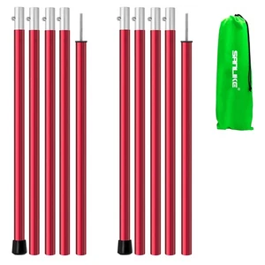 Postes de tienda de aluminio para lona - Postes plegables ajustables de 75 pulgadas para toldo... - Imagen 1 de 6