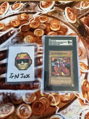 Yugioh Elemental Hero Burstinatrix MF03-EN002 Mattel Promo SGC 9 POP 1 HIGHEST - Image 1 of 3