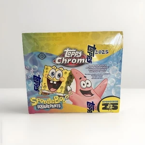 2025 Topps Chrome Spongebob 25th Anniversary Hobby Box NUOVO & IMBALLO ORIGINALE SIGILLATO ✅Rivenditore✅ - Foto 1 di 6