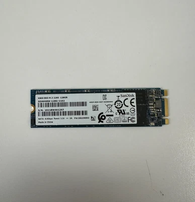 1 PCS SanDisk X600 M.2 2280 SATA-128 GB SSD, Internal, M.2 (SD9SN8W-128G) - Image 1 of 2