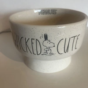 Rae Dunn X Peanuts WICKED CUTE Schüssel Snoopy Neu ohne Etikett - Bild 1 von 6