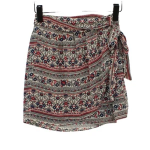 Mango Women's Mini Skirt UK 6 Multi Graphic 100% Other Short Mini - Picture 1 of 5