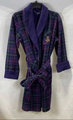 Ralph Lauren Para Hombre Multicolor Cuadros Polar Ropa de Dormir XS Informal Salón Foto 1 de 4