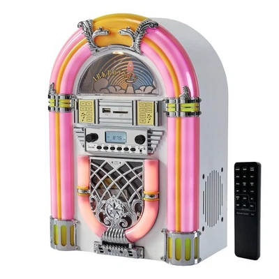 Arkrocket Athena Mini Jukebox/Tabletop CD Player/Bluetooth Speaker/Radio/USB and - Image 1 of 4