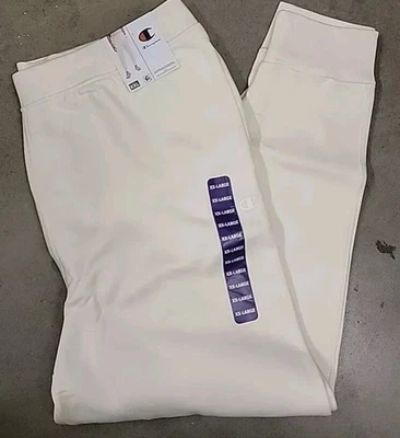 Champion Para Hombre Cálido Suave Polar Bolsillos Laterales Cordón Jogger Natural XXL Foto 1 de 3