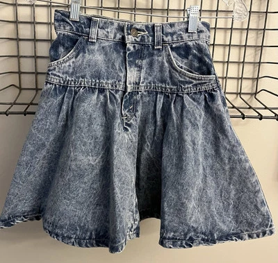 Falda vaquera lavada de colección Levi’s Stone niñas talla 14 EE. UU. 100 % algodón Foto 1 de 4