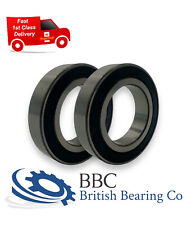 PAIR OF 6805RS (61805-2RS) THIN SECTION QUALITY BEARINGS 25x37x7mm