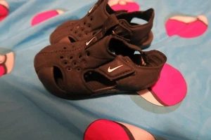 Nike Sunray Protect 2 TD Toddler Closed-Toe Sandals Size US 6C 943827-001 Black - Picture 1 of 9