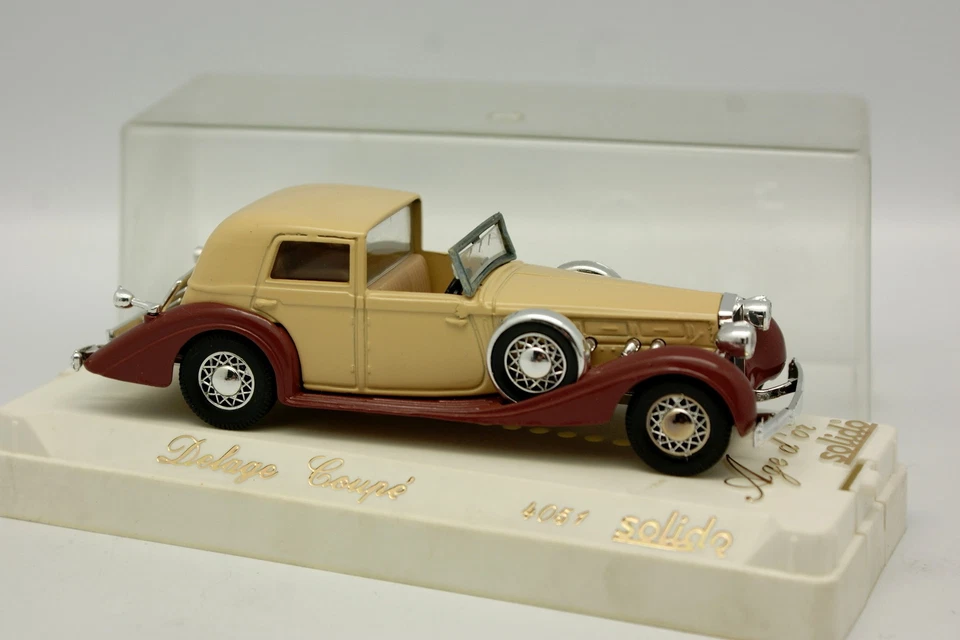 Solido 1/43 - Delage Coupe Brown Beige - Image 1 of 1