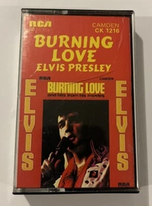 Elvis Presley Burning Love Cassette Tape - Free Aus Post! - Picture 1 of 3