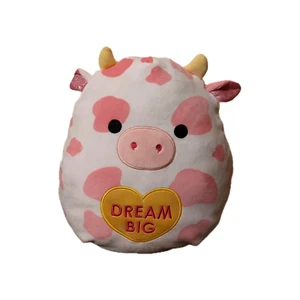 Squishmallows Evangelica the Pink Spotted Cow Plush Dream Big Stuffed Animal 12" - Picture 1 of 5
