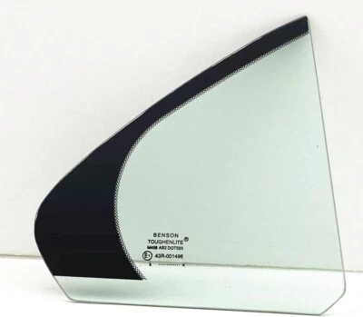 Passenger/Right Side Rear Vent Window Glass For 2004-2008 Acura TSX - Image 1 of 3