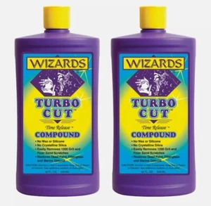 Wizards 11044 Turbo Cut Time Release Compound 32 oz. each (2 Pack) - Picture 1 of 1