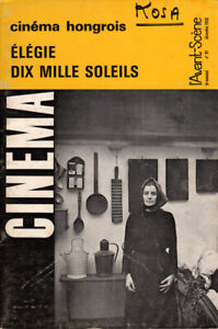 Avant-scène cinéma n° 87 - cinéma hongrois - Dix mille soleils - Kosa  déc 1968 