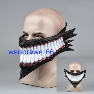 Anime Dandadan Occult Mask Takakura Ken PVC Cosplay Mask Halloween Party Props - Image 1 of 4