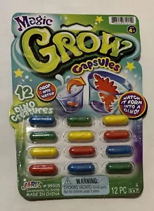 Magic Grow Capsules - 12 Dino Creatures - Soft Expanding Foam - Picture 1 of 2