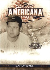 2008 Donruss Threads Baseball Americana #48 Early Wynn /500 