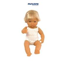 Miniland 31151 Baby Doll Caucasian Blond Boy 15