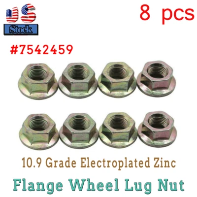 8PCS Wheel Flanged Lug Nuts For Polaris Ranger Sportsman 500 570 800 900XP RZR - Image 1 of 4