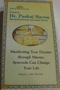 Manifesting Your Dreams Through Marma: Ayurveda Can Change Your Life VHS - Picture 1 of 3
