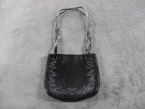 Auténtica Cartera de Hombro Prada Bolso de Cuero Marrón Oscuro Cosido con Ojal Diseñador - Imagen 1 de 17