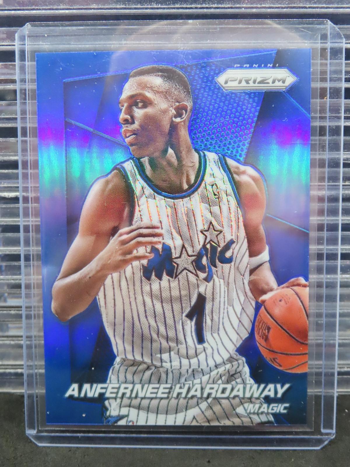2014-15 Prizm Anfernee Hardaway Blue Prizm #83/99 Magic Z646
