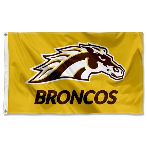 WMU Broncos Gold Flag Large 3x5 Cover