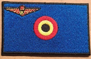 Flag of Belgian Air Force embroidered Iron on patch - Picture 1 of 2