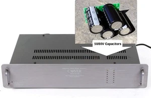 Wertsteigerung 50/80 V Kondensatoren zur Aufrüstung CARVER M-1,5 M-1,5T PM-1,5 M1,5 T - Bild 1 von 5