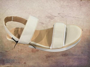 Madden NYC Natural Talla Strappy Wedge Sandal Size 11 New in Box - Picture 1 of 6