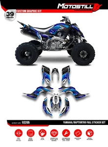 YAMAHA RAPTOR 700 (2006-2012) ATV GRAPHIC STICKER DECAL KIT - Bild 1 von 3