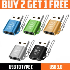 OTG Adapter USB 3.0 A Male To Type C Female Converter Fast Charger Connector - Picture 1 of 19