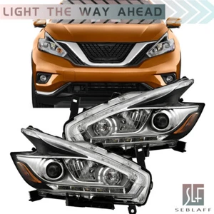 For 2015-2018 Nissan Murano Platinum Headlight LED Projector Headlamp LH+RH - Picture 1 of 14