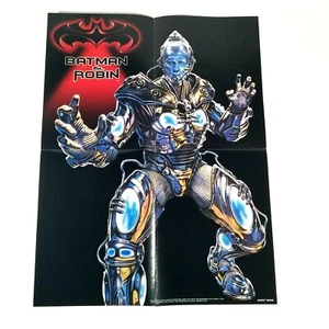 1997 Arnold Schwarzenegger - Mr Freeze - Poster promozionale Batman e Robin 22" x 17" - Foto 1 di 6