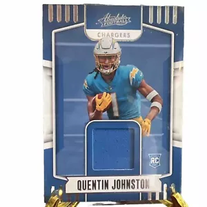 2023 Panini Absolute - Rookie Materials #ARM-8 Quentin Johnston (MEM, RC) - Picture 1 of 2